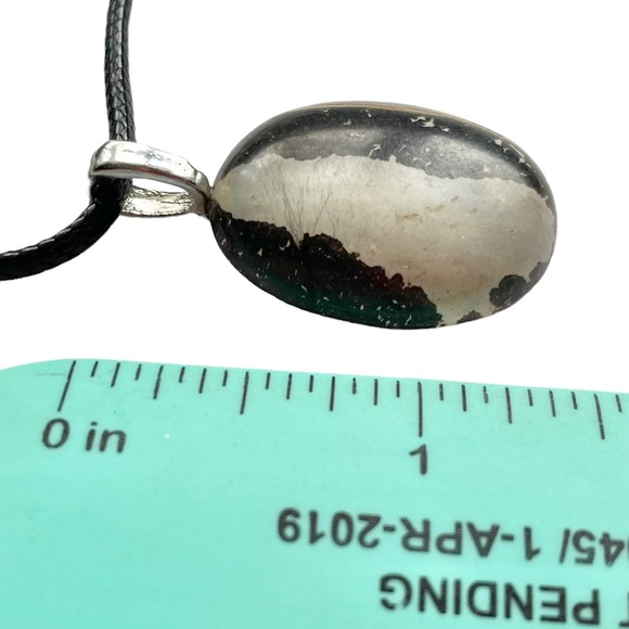 NEW African Jasper Pendant Choker Necklace - Picture 3 of 8